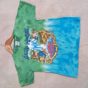 Splash Mountain Tie dye "Looking for Trouble" VTG Disney Park Exclusive T-shirt